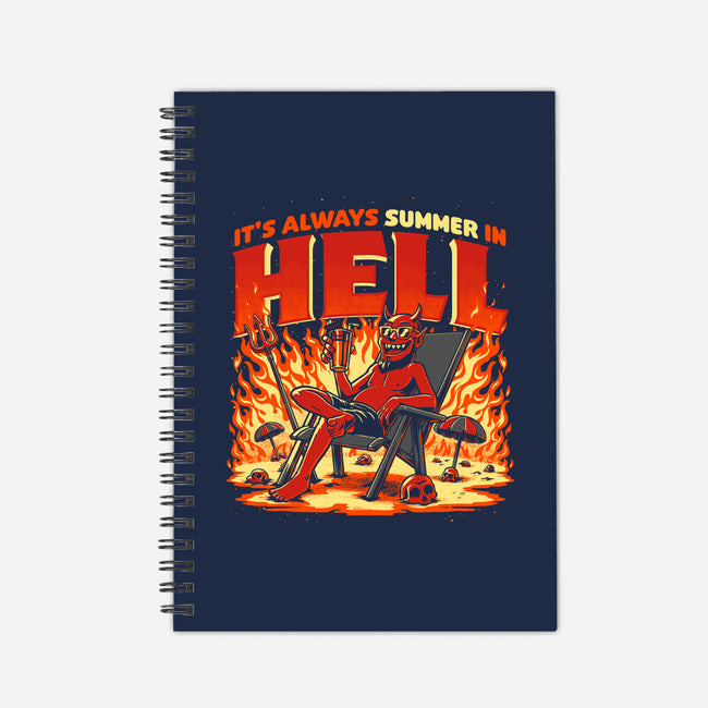 Summer In Hell-None-Dot Grid-Notebook-Studio Mootant