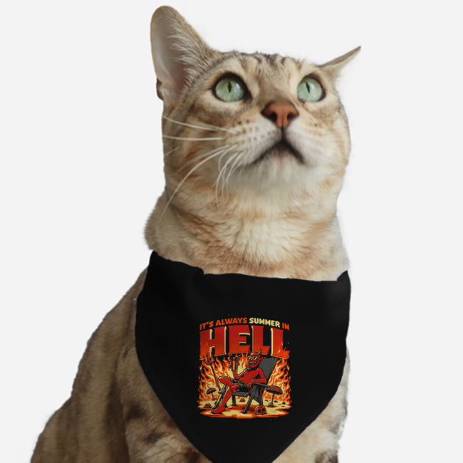 Summer In Hell-Cat-Adjustable-Pet Collar-Studio Mootant