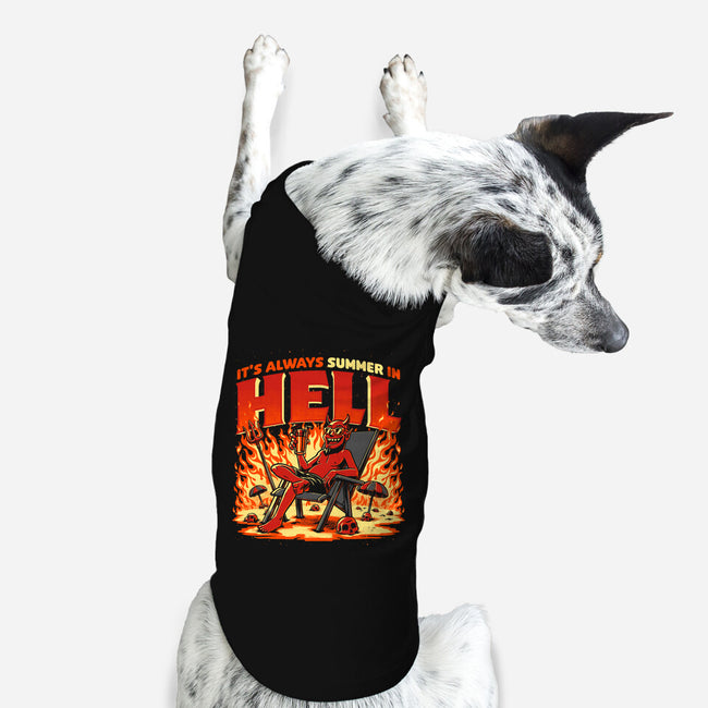 Summer In Hell-Dog-Basic-Pet Tank-Studio Mootant