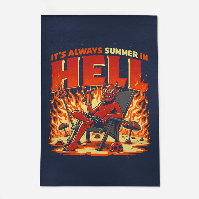 Summer In Hell-None-Outdoor-Rug-Studio Mootant