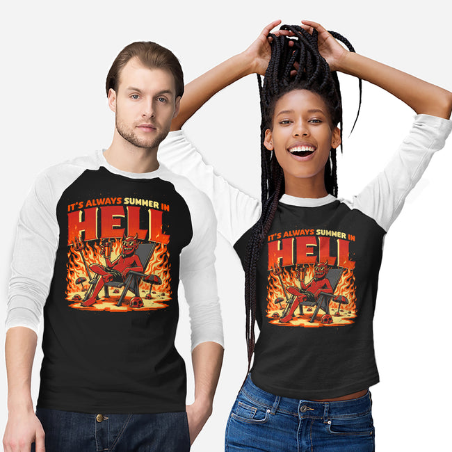 Summer In Hell-Unisex-Baseball-Tee-Studio Mootant