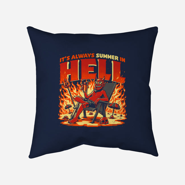 Summer In Hell-None-Removable Cover w Insert-Throw Pillow-Studio Mootant