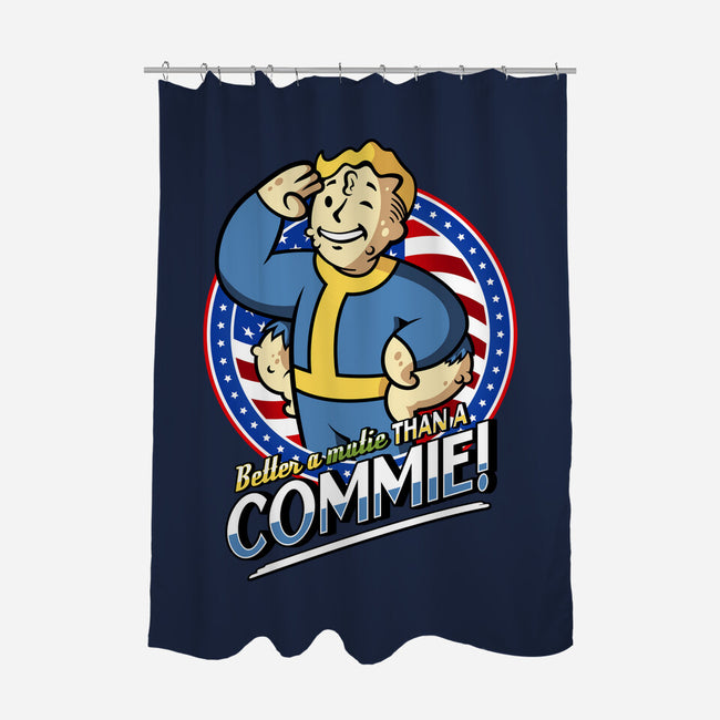 Better A Mutie-None-Polyester-Shower Curtain-demonigote