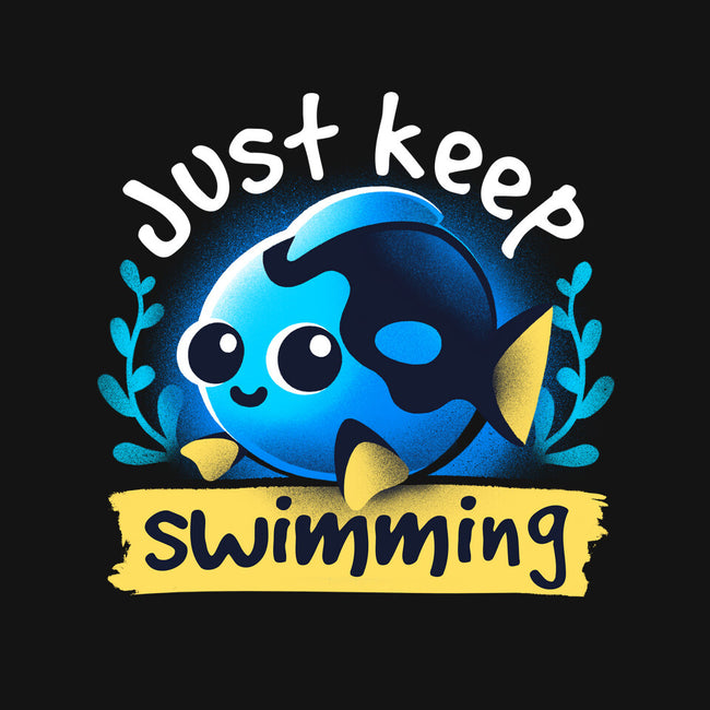 Cute Just Keep Swimming-Unisex-Crew Neck-Sweatshirt-NemiMakeit