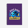 Cute Just Keep Swimming-None-Dot Grid-Notebook-NemiMakeit