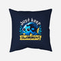 Cute Just Keep Swimming-None-Removable Cover w Insert-Throw Pillow-NemiMakeit