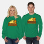 Lasagnap-Unisex-Crew Neck-Sweatshirt-Raffiti