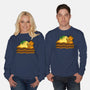 Lasagnap-Unisex-Crew Neck-Sweatshirt-Raffiti