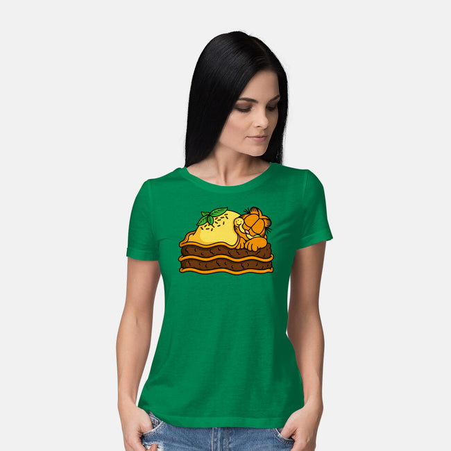 Lasagnap-Womens-Basic-Tee-Raffiti