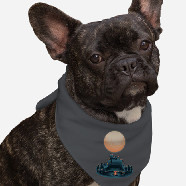 Happiness Is Camping-Dog-Bandana-Pet Collar-rmatix