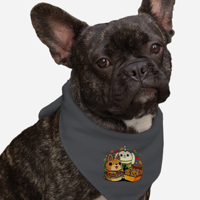 Dog Menu-Dog-Bandana-Pet Collar-Vallina84