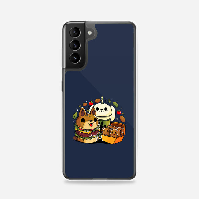 Dog Menu-Samsung-Snap-Phone Case-Vallina84