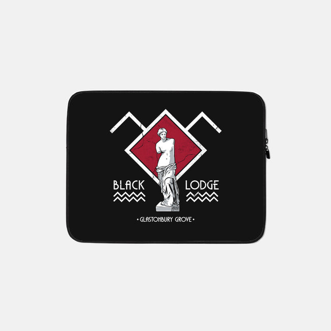 Black Lodge-None-Zippered-Laptop Sleeve-Nemons