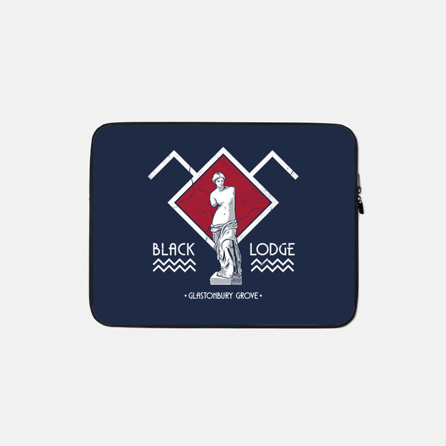 Black Lodge-None-Zippered-Laptop Sleeve-Nemons