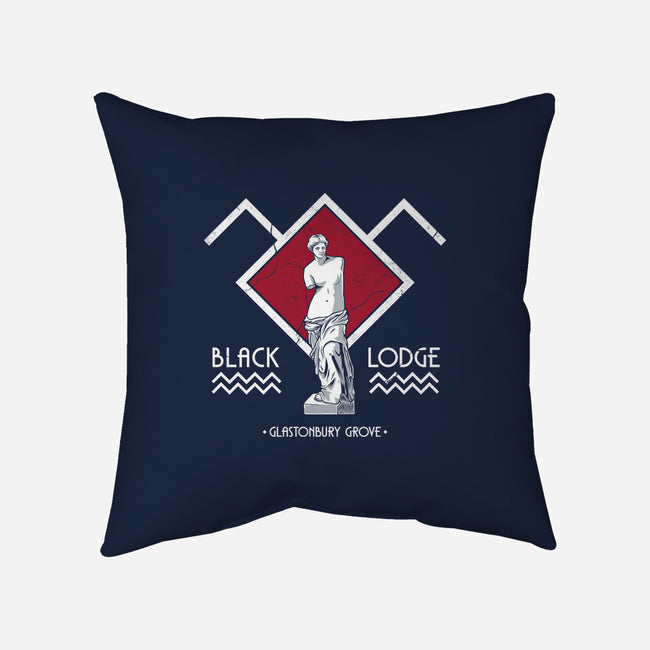 Black Lodge-None-Removable Cover w Insert-Throw Pillow-Nemons