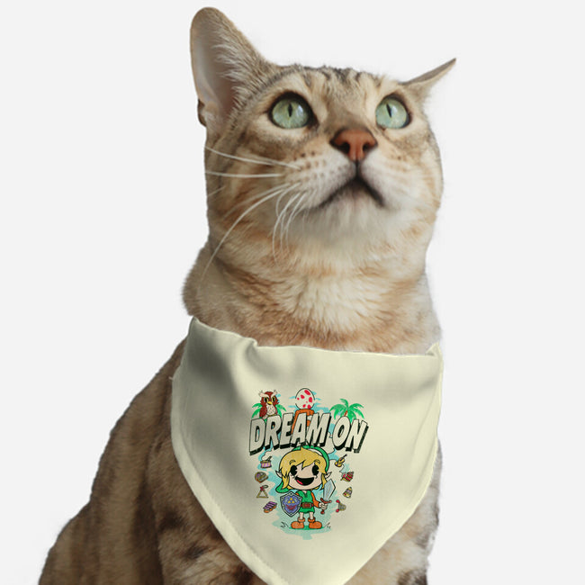 Awakening Retro Cartoon-Cat-Adjustable-Pet Collar-Donnie