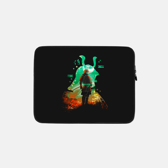 Negative Aki Samurai-None-Zippered-Laptop Sleeve-Donnie