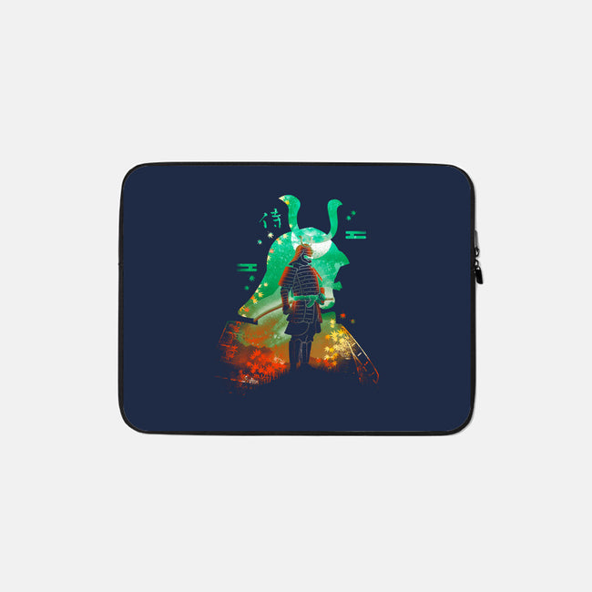 Negative Aki Samurai-None-Zippered-Laptop Sleeve-Donnie