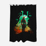 Negative Aki Samurai-None-Polyester-Shower Curtain-Donnie