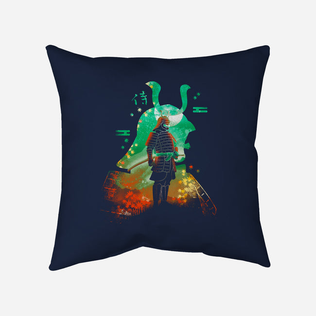 Negative Aki Samurai-None-Removable Cover w Insert-Throw Pillow-Donnie