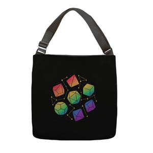 Rainbow Galaxy DND Dice