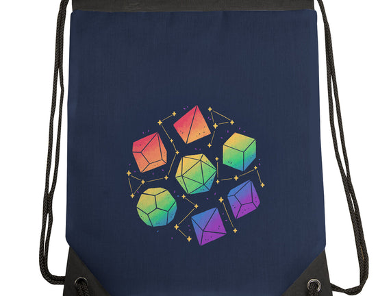 Rainbow Galaxy DND Dice