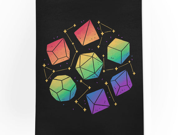 Rainbow Galaxy DND Dice