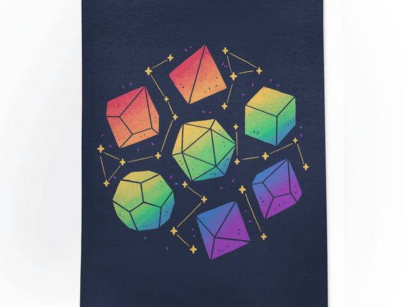 Rainbow Galaxy DND Dice