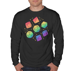 Rainbow Galaxy DND Dice