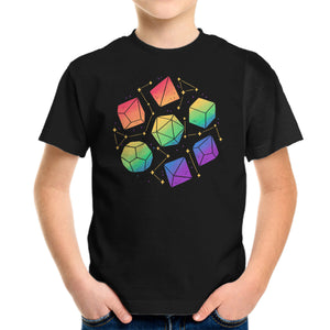 Rainbow Galaxy DND Dice