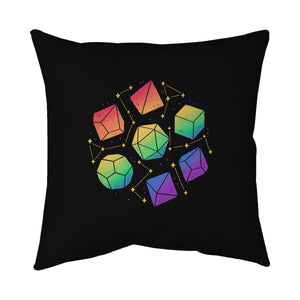 Rainbow Galaxy DND Dice