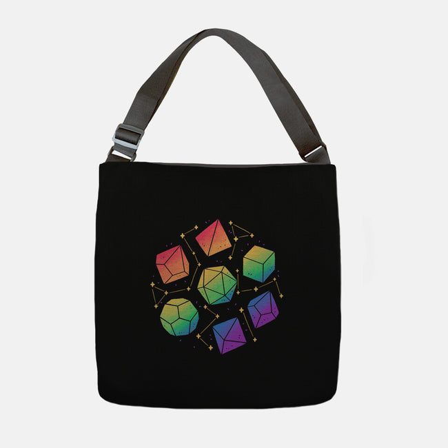 Rainbow Galaxy DND Dice-None-Adjustable Tote-Bag-xMorfina