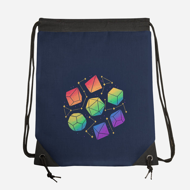 Rainbow Galaxy DND Dice-None-Drawstring-Bag-xMorfina