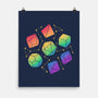 Rainbow Galaxy DND Dice-None-Matte-Poster-xMorfina