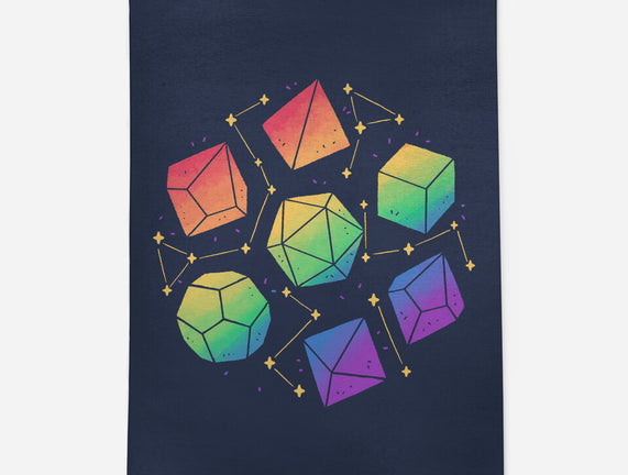 Rainbow Galaxy DND Dice