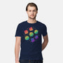 Rainbow Galaxy DND Dice-Mens-Premium-Tee-xMorfina