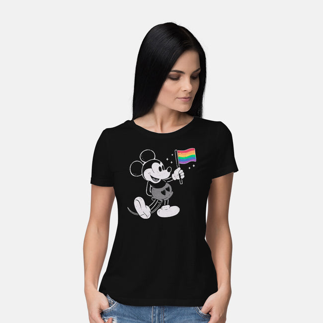 Mickey Pride-Womens-Basic-Tee-xMorfina