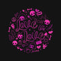 Love Is Love Pink Skulls-Mens-Premium-Tee-xMorfina