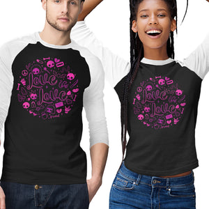 Love Is Love Pink Skulls