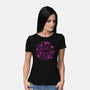 Love Is Love Pink Skulls-Womens-Basic-Tee-xMorfina