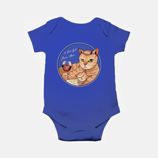 Purrfect Meowther-Baby-Basic-Onesie-vp021