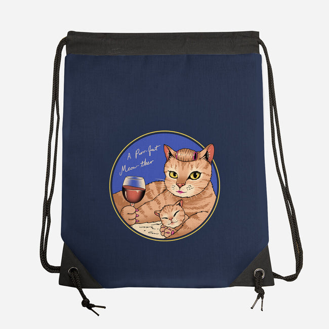 Purrfect Meowther-None-Drawstring-Bag-vp021