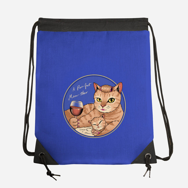 Purrfect Meowther-None-Drawstring-Bag-vp021