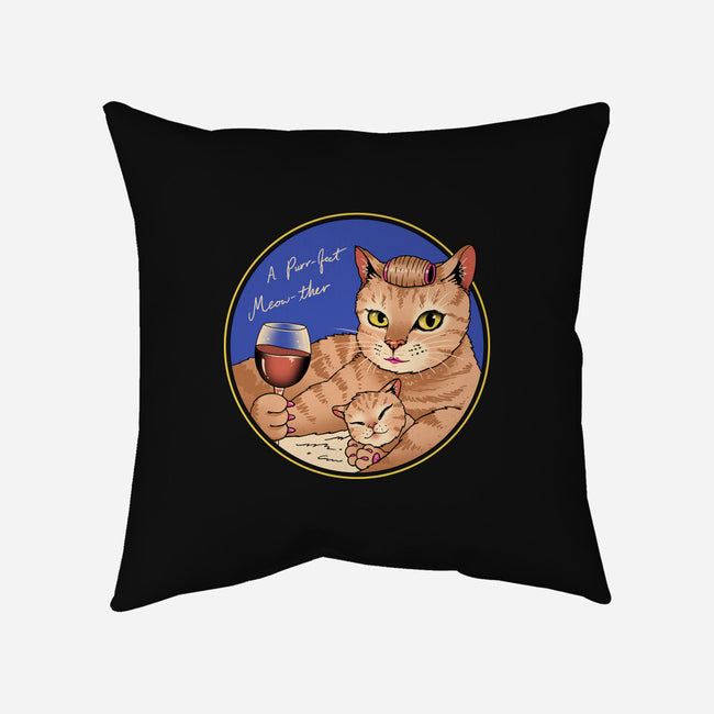 Purrfect Meowther-None-Non-Removable Cover w Insert-Throw Pillow-vp021