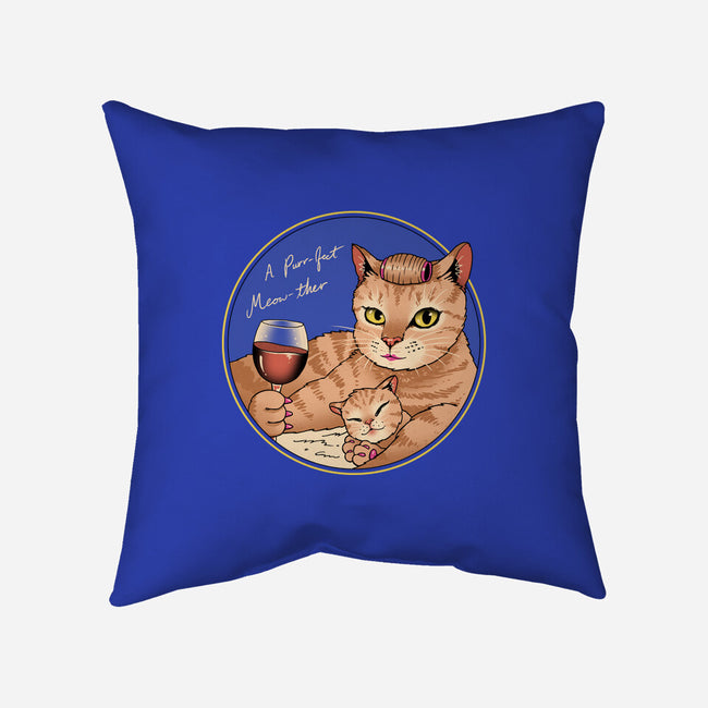 Purrfect Meowther-None-Removable Cover-Throw Pillow-vp021