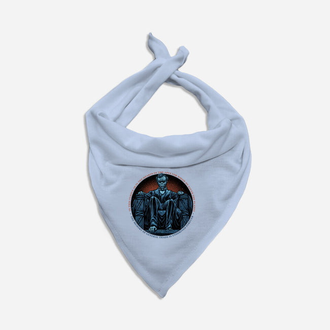 Welcome To A New Kingdom-Dog-Bandana-Pet Collar-glitchygorilla