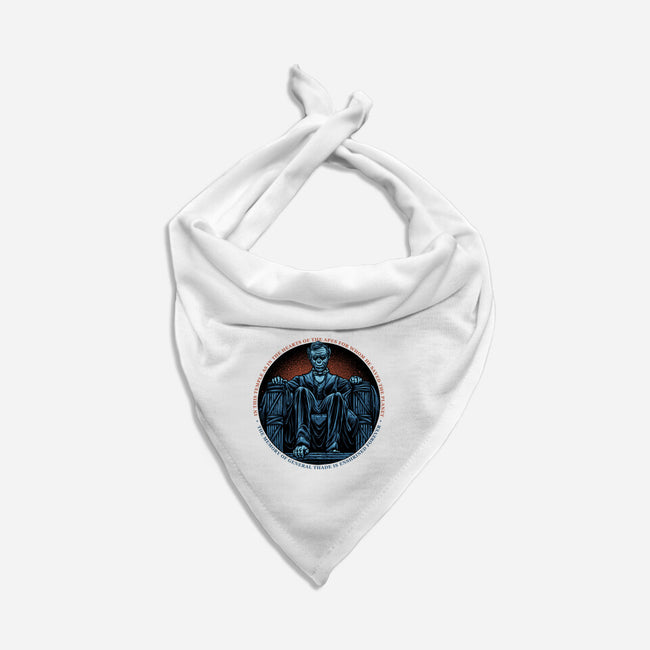 Welcome To A New Kingdom-Dog-Bandana-Pet Collar-glitchygorilla