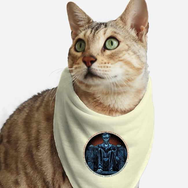 Welcome To A New Kingdom-Cat-Bandana-Pet Collar-glitchygorilla