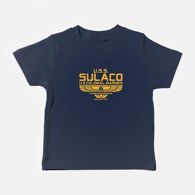 USS Sulaco-Baby-Basic-Tee-DrMonekers