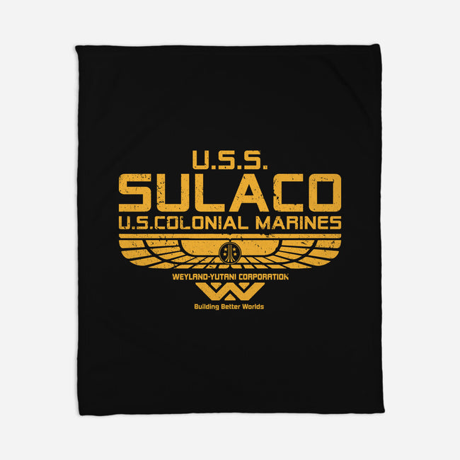 USS Sulaco-None-Fleece-Blanket-DrMonekers